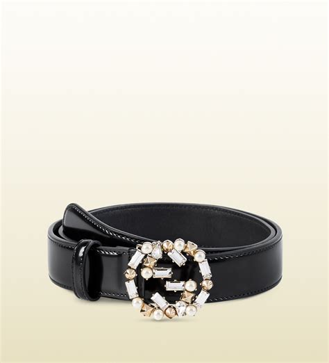 gucci pearl belt saks|Gucci belt with pearl buckle.